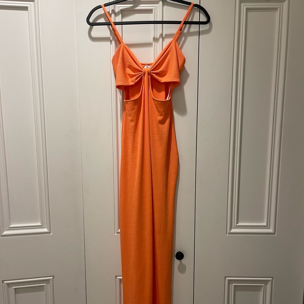 Princess Polly - Marissa Midi Dress Orange (US 6)